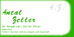 antal zeller business card